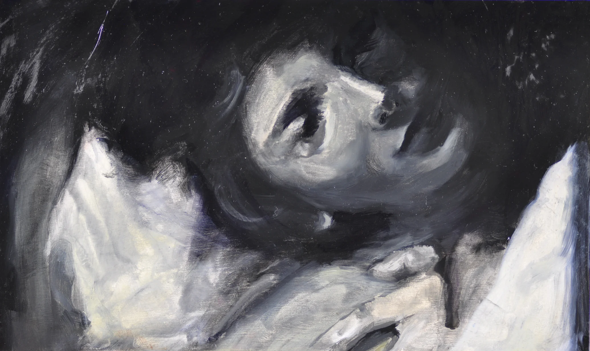 Out of Dreams No. 2, 2012 , oil on wood panel, 12 x 21 inches