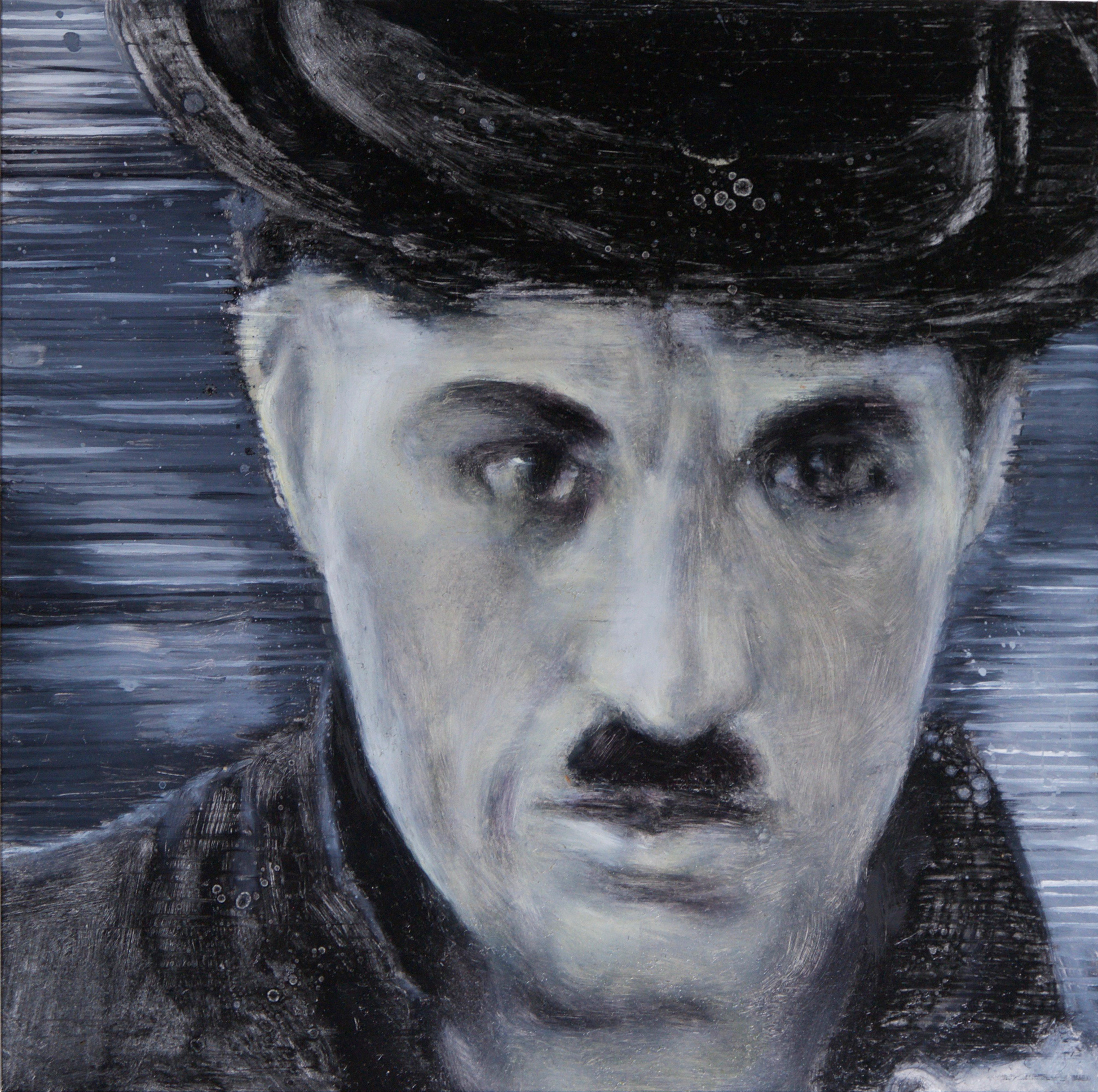 The Gaze of Could-Be-Love Series 2, Detail No. 1 2013, oil on aluminum Dibond, 7 x 7 inches