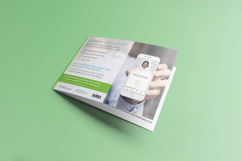 Brochure design for Sensely