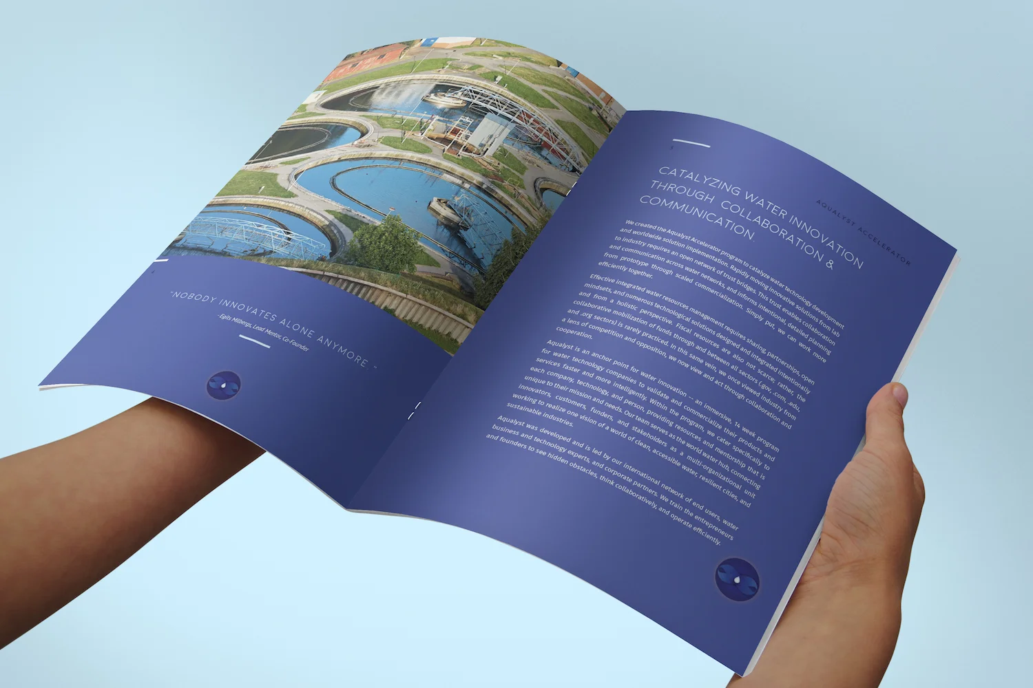 Collateral design for PureBlue