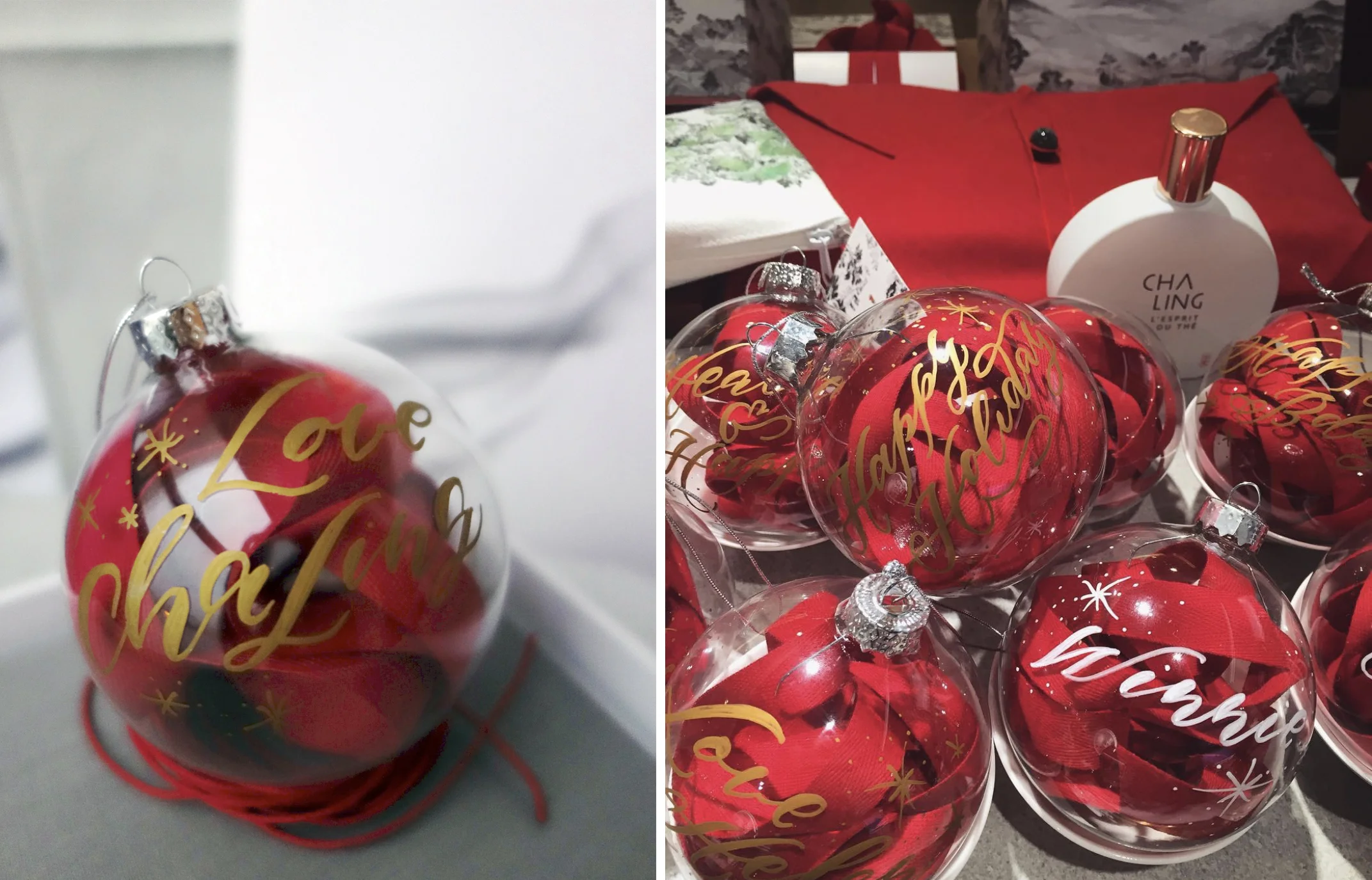 Cha Ling 2016: in store glass ornament customization