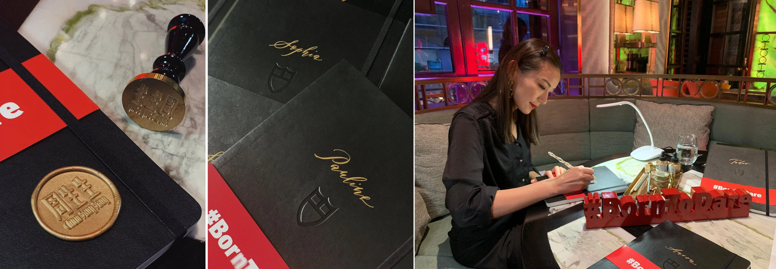 Tudor #borntodare Live Calligraphy at Tai Kwun