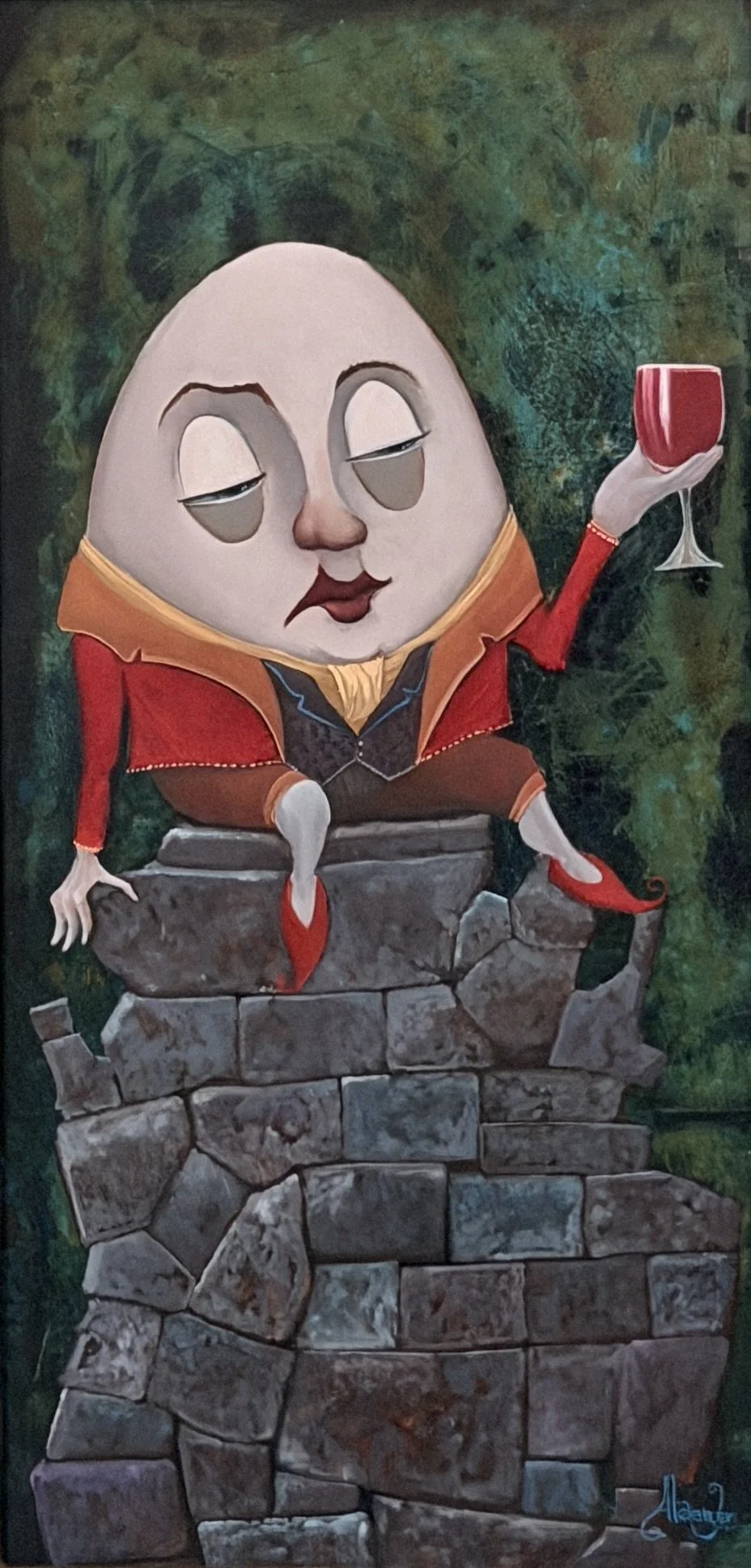 Drunkty Dumpty Thinks About It