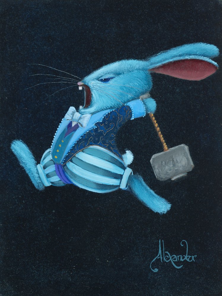 Bitter Bondi Blue Foo Foo print