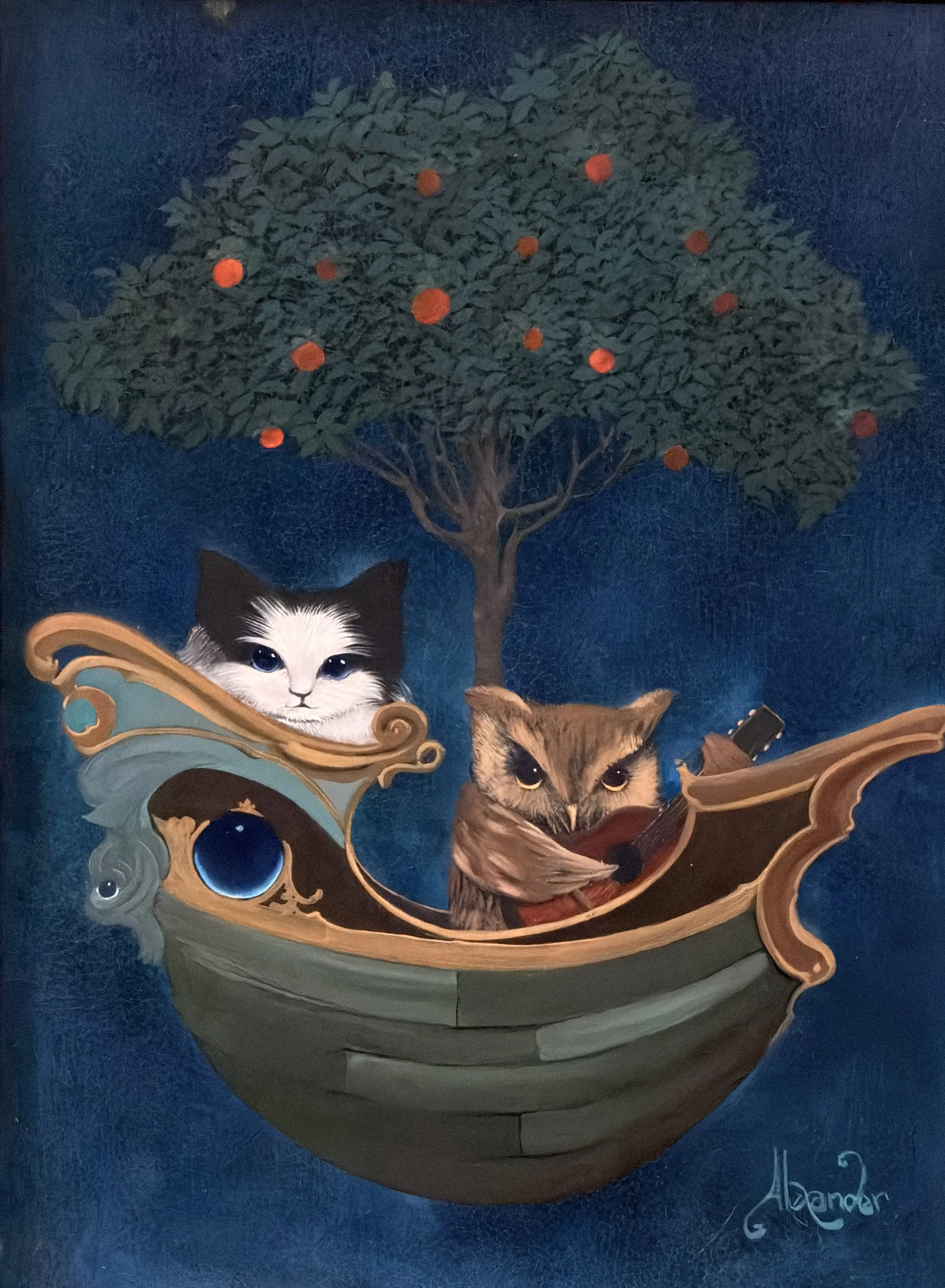 The Owl and the Pussycat and the Orange Tree