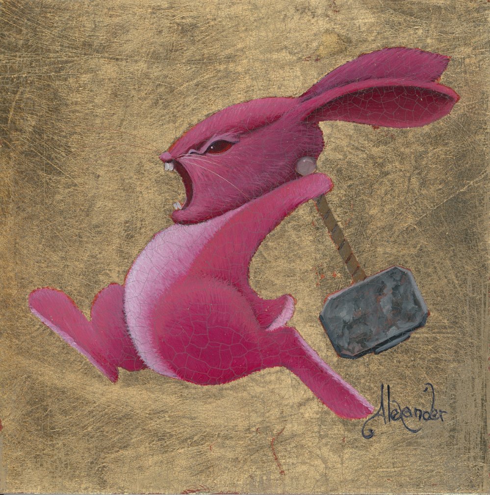 Pink Foo Foo on Gold