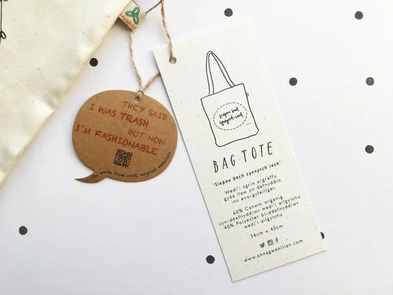 ethical sustainable eco friendly tote bag climate neutral screenprinted welsh quote wales cymru cymraeg