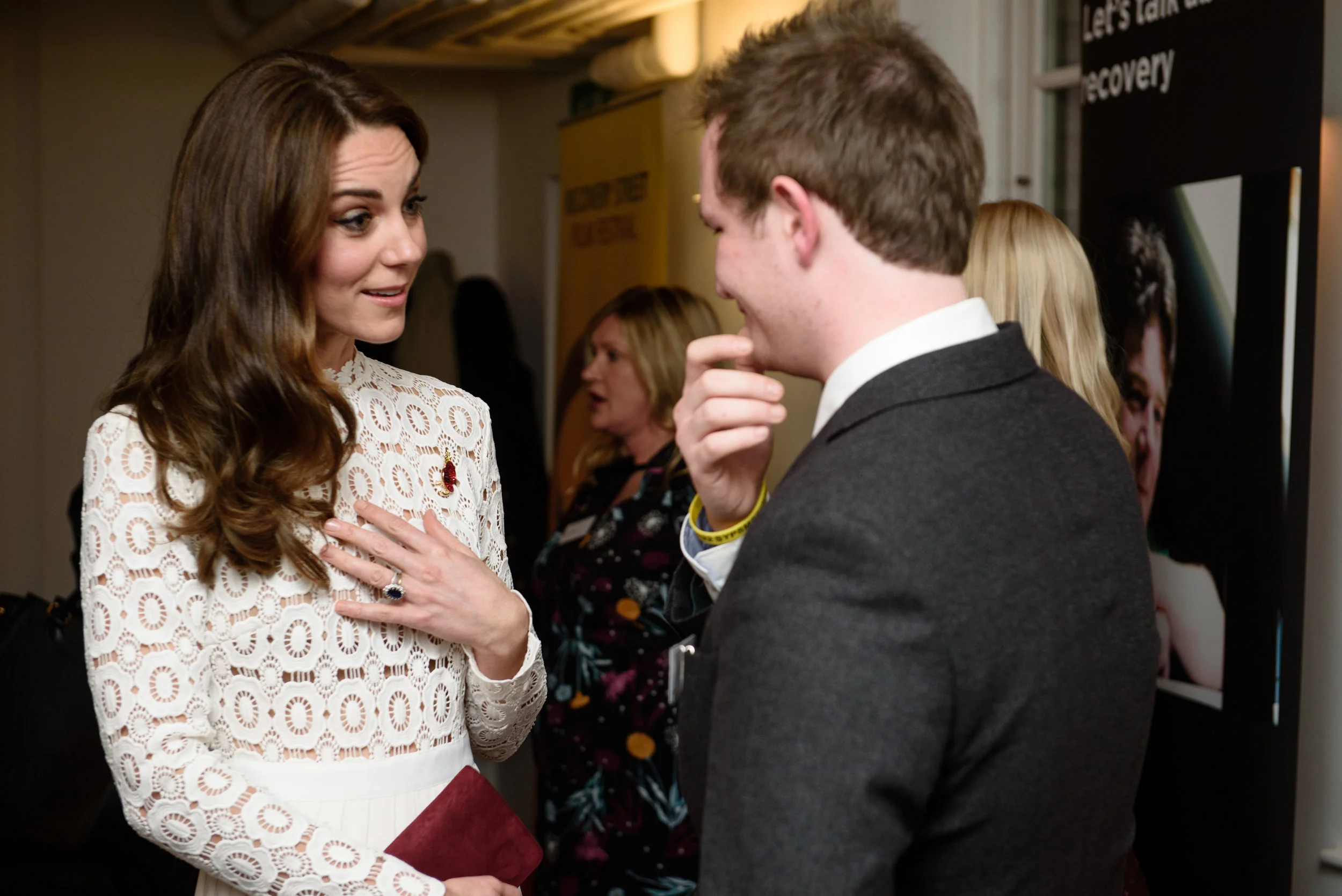 Harry speaks to HRH Duchess of Cambridge about his story