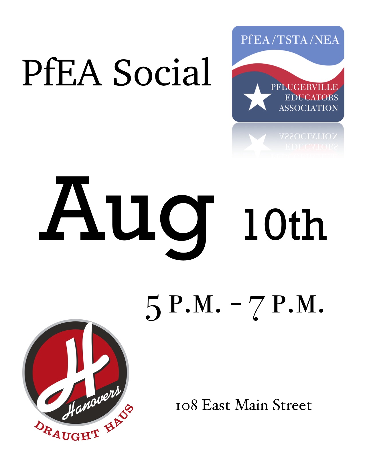 PfEA Back to School Social