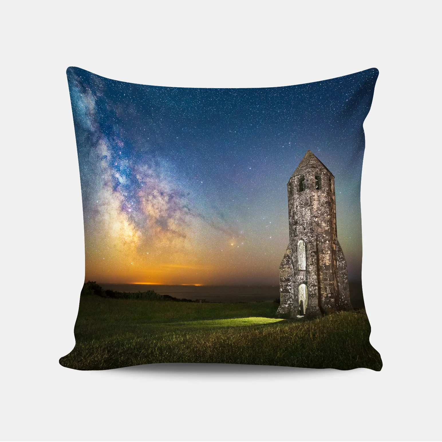 St Catherine's Oratory Isle of Wight Cushion