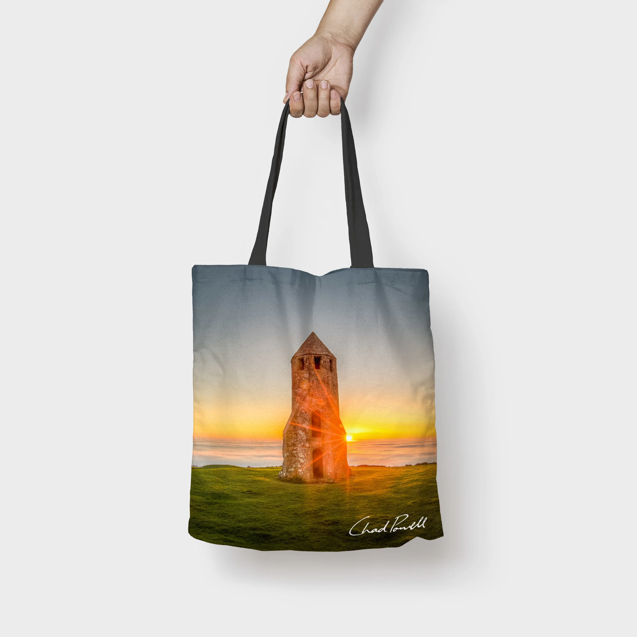 St Catherine's Oratory FogTote Bag.jpg