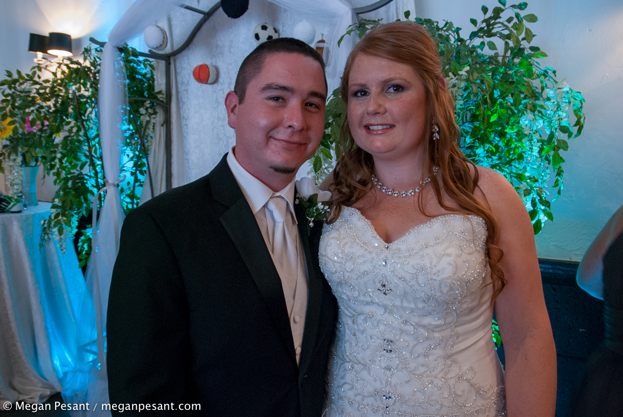First photo as husband and wife