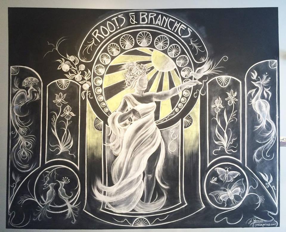 Chalk Wall Art by Jordan Marney