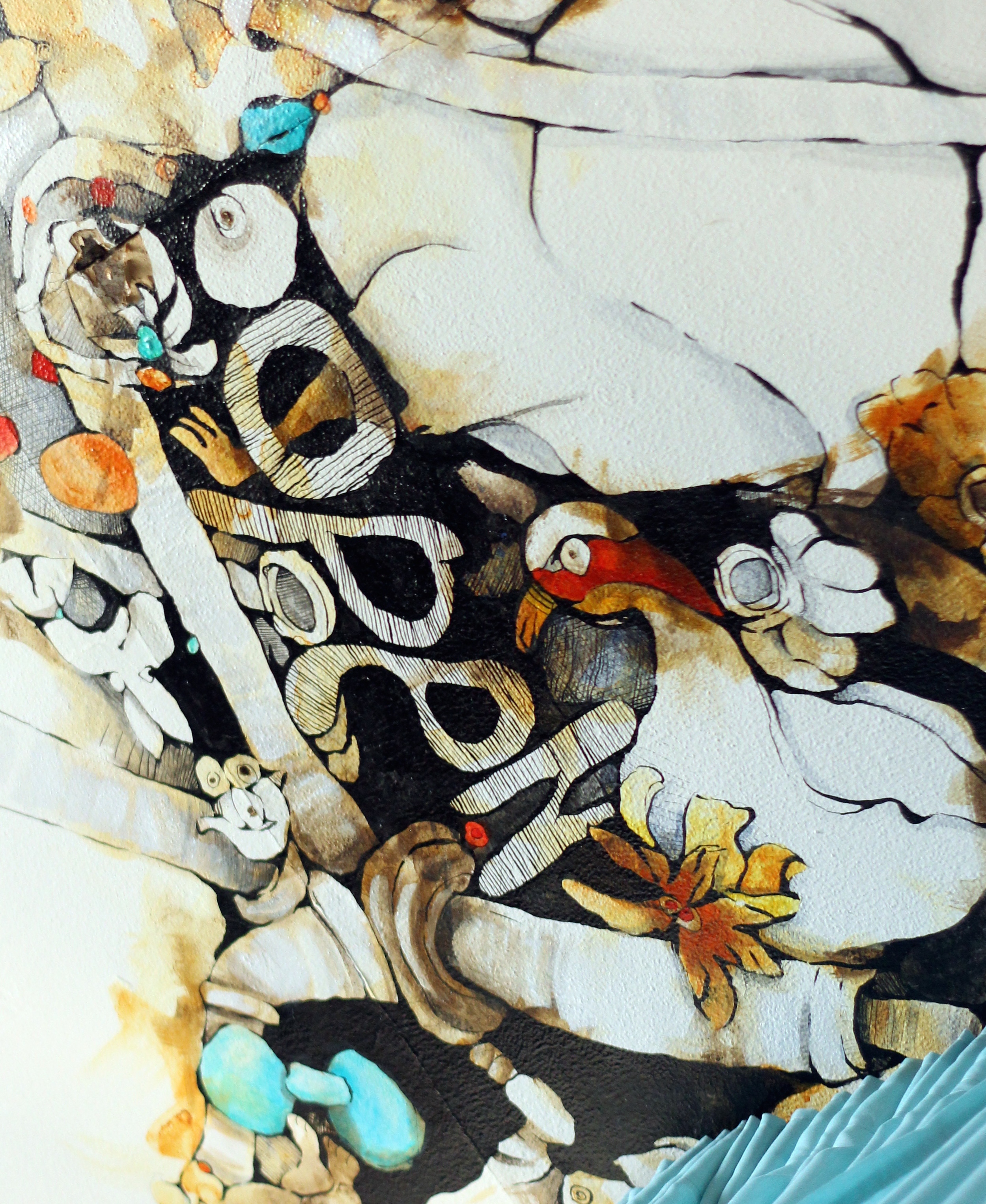 Detail on one ceiling