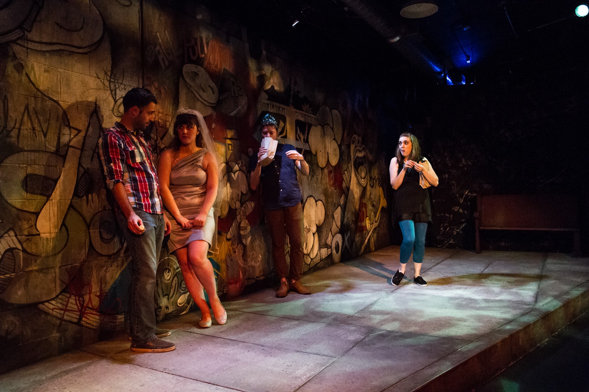Frank - Murri Lazaroff-Babin, Marnie - Holly Wigmore, Eddie - R. David Wyllie, Linda - Shawna Nordman
