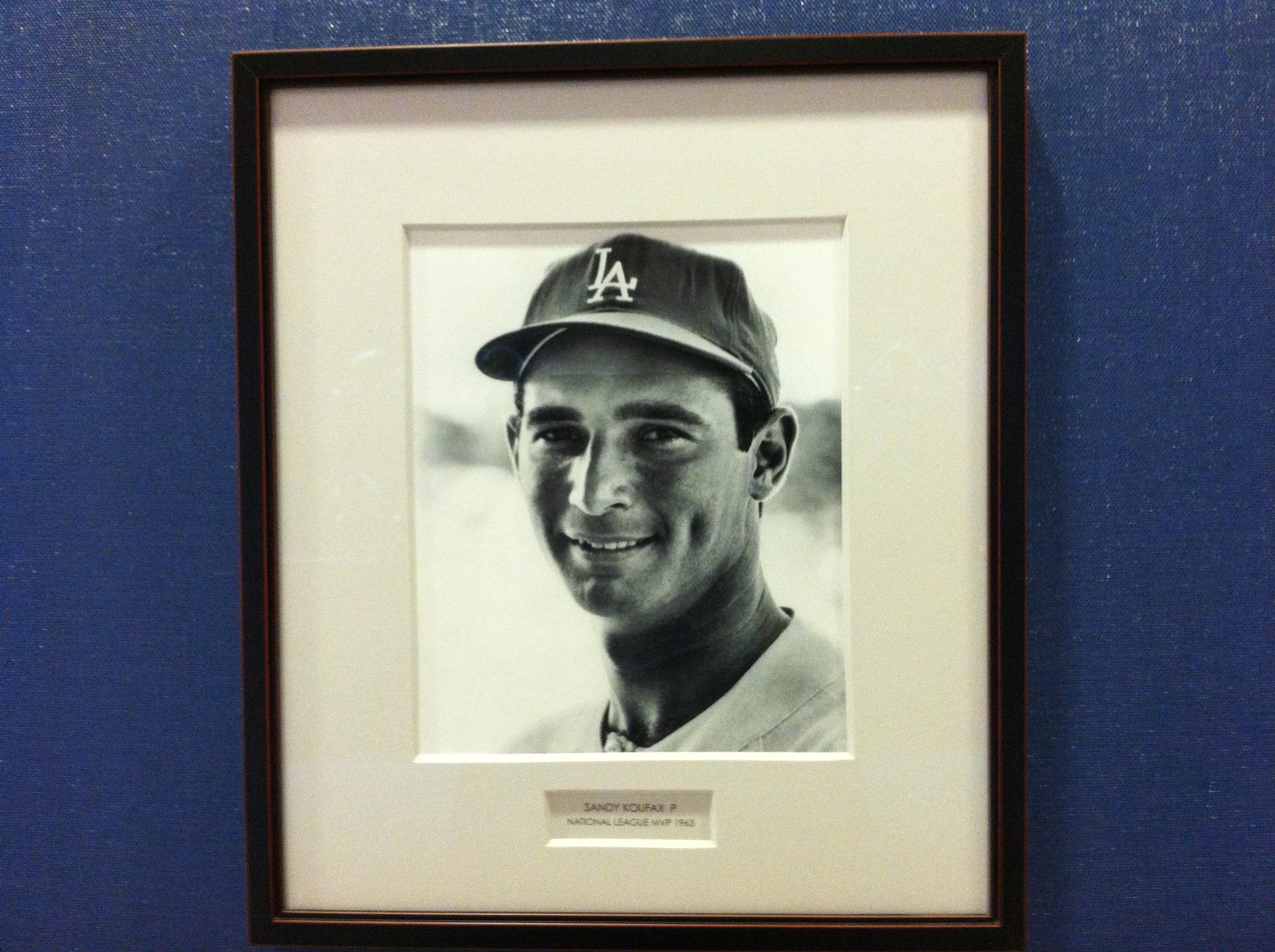 Sandy Koufax 1963 MVP