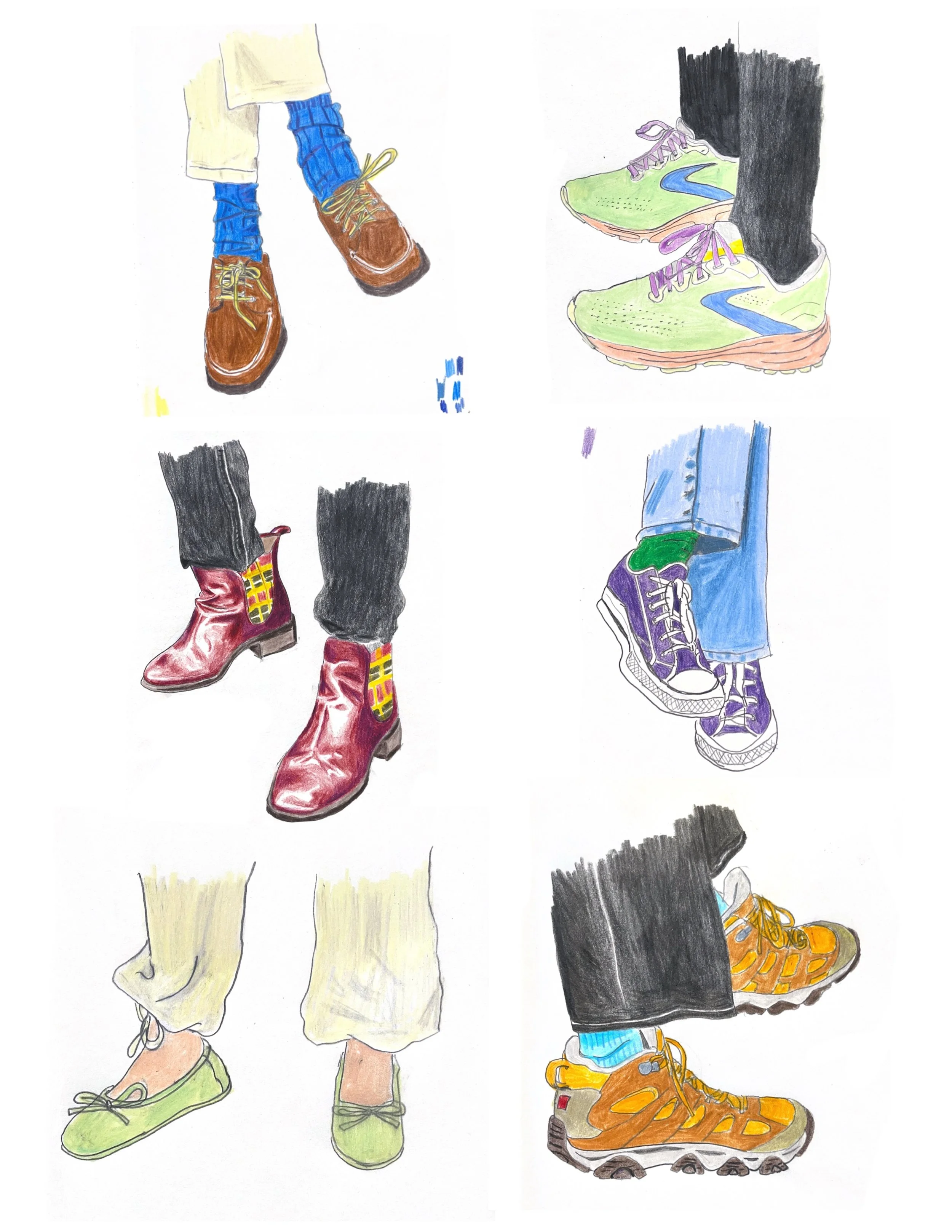  subway shoes, NYC/Brooklyn, summer-winter 2024 
