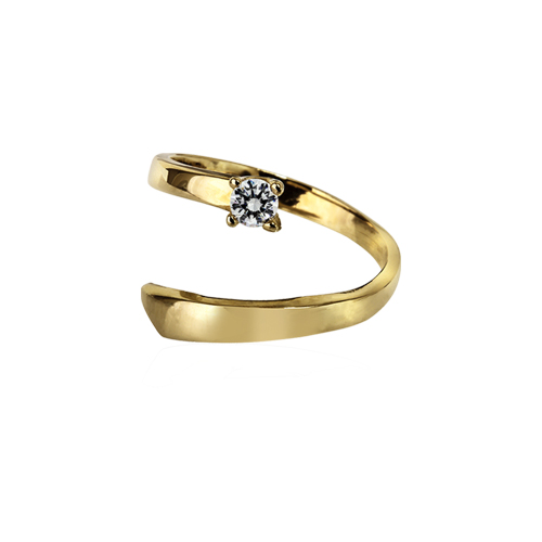 Perséïde - 10K yellow gold Midi Ring