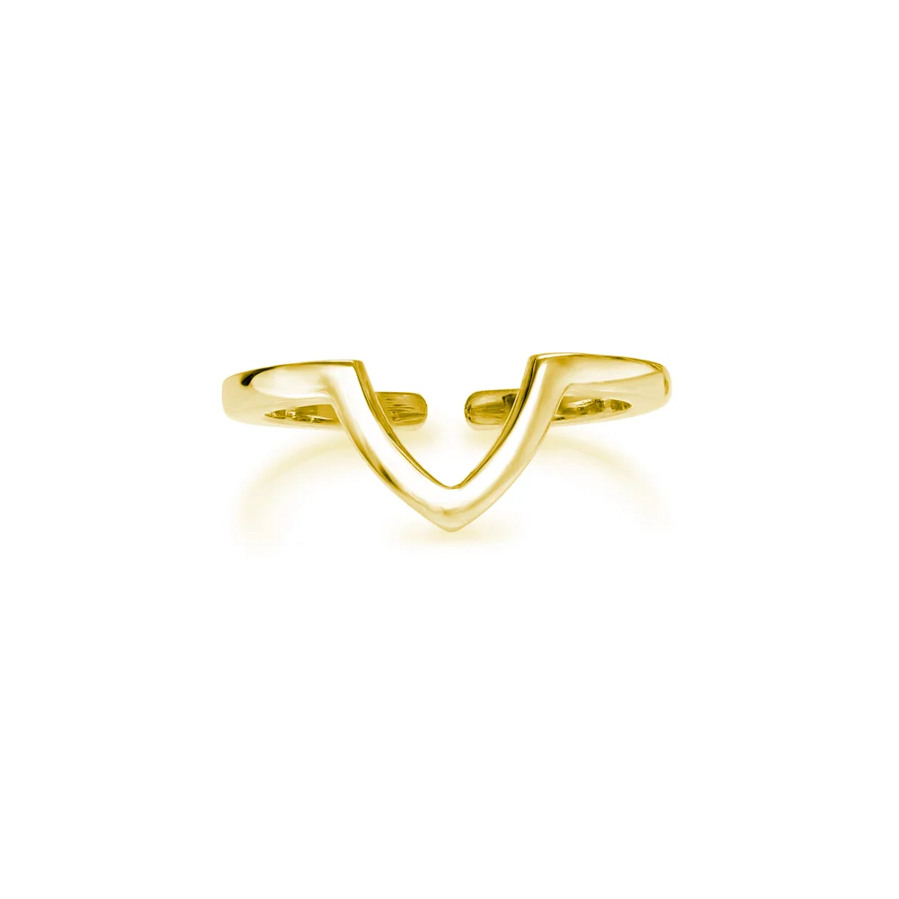 Vika - 10K Gold | 925 Sterling silver Midi Ring