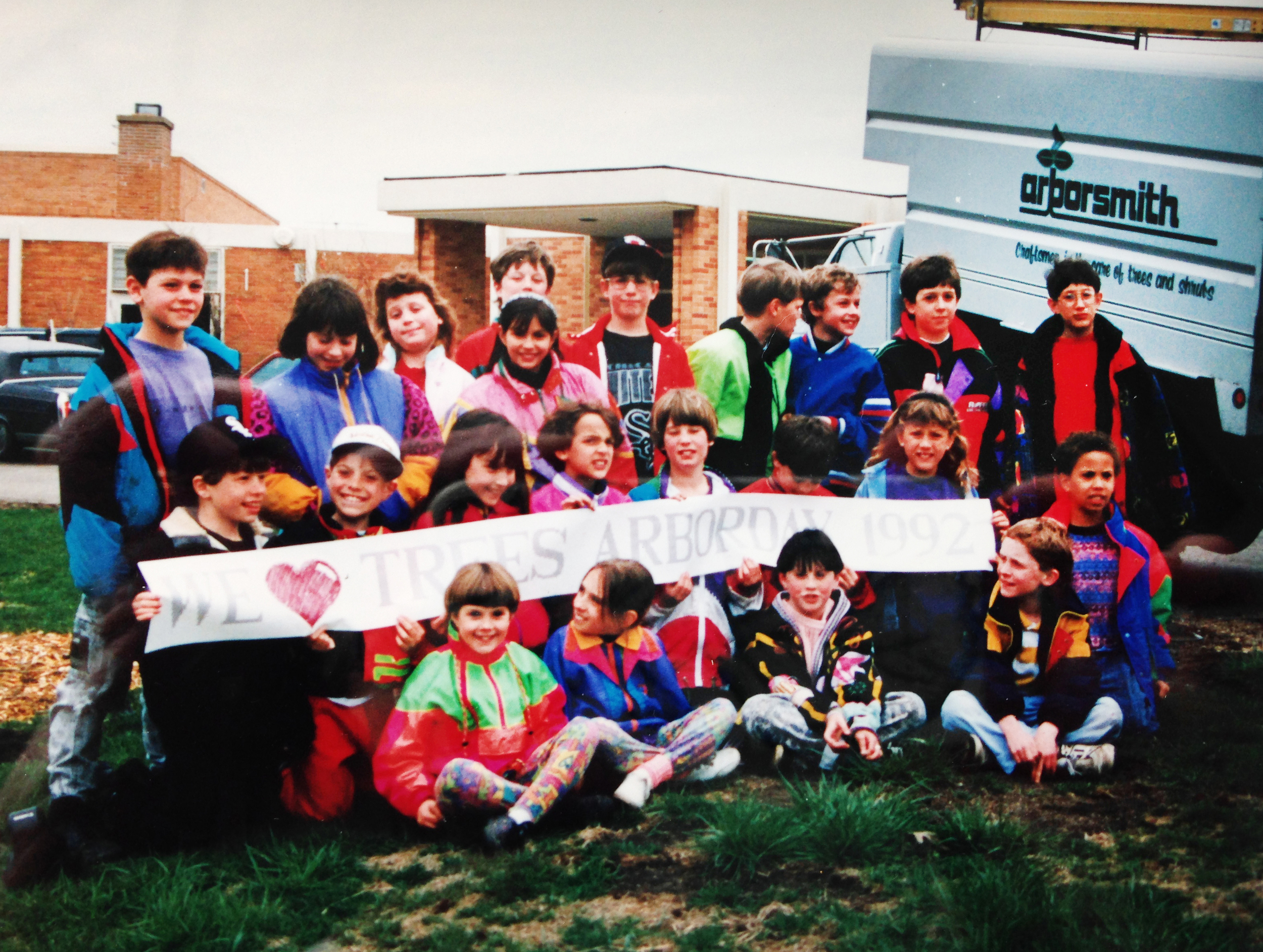 Arborsmith has a long history of celebrating Arborday with school children