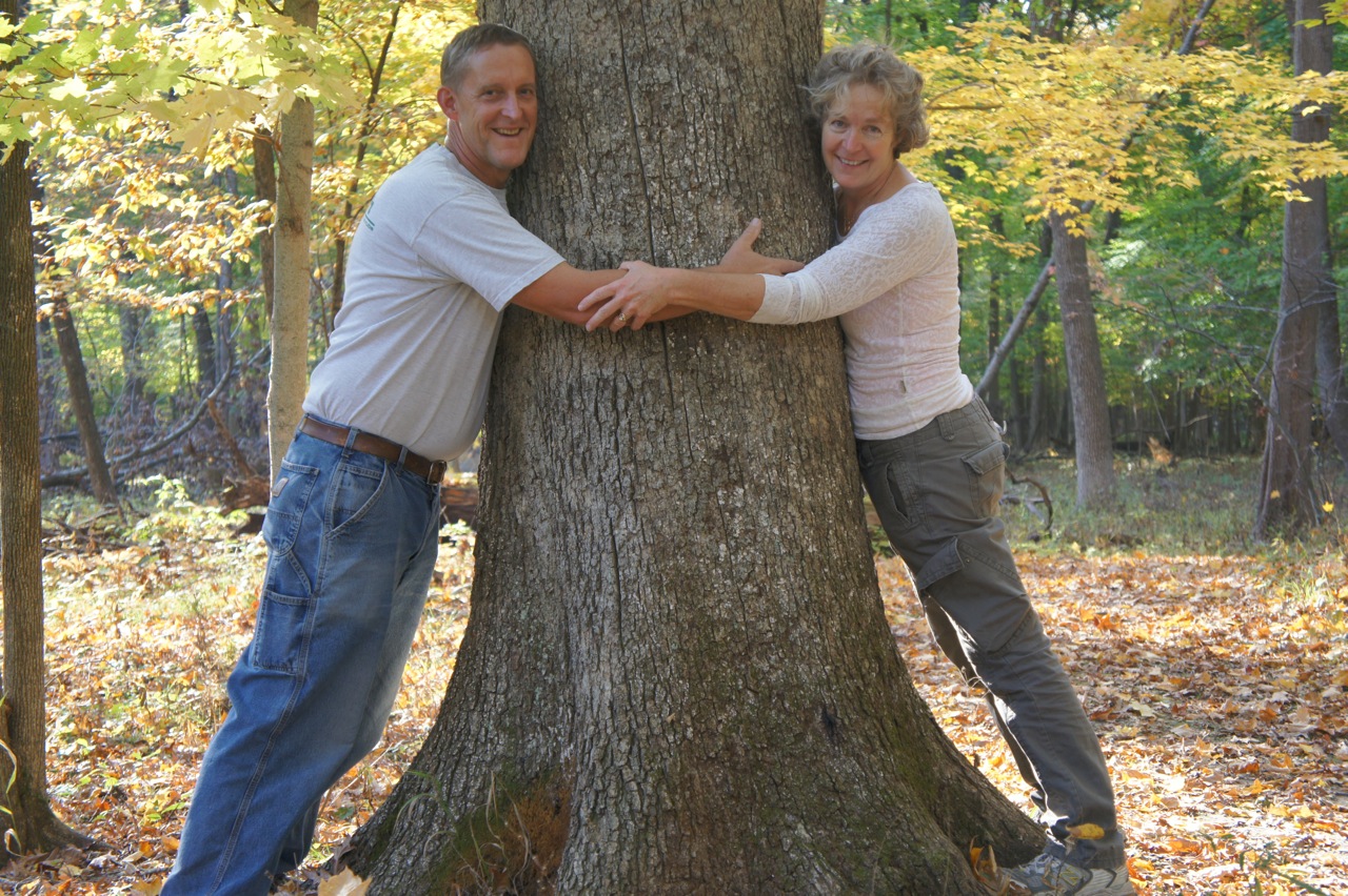 Tree Huggers Gilbert and Lesley Smith