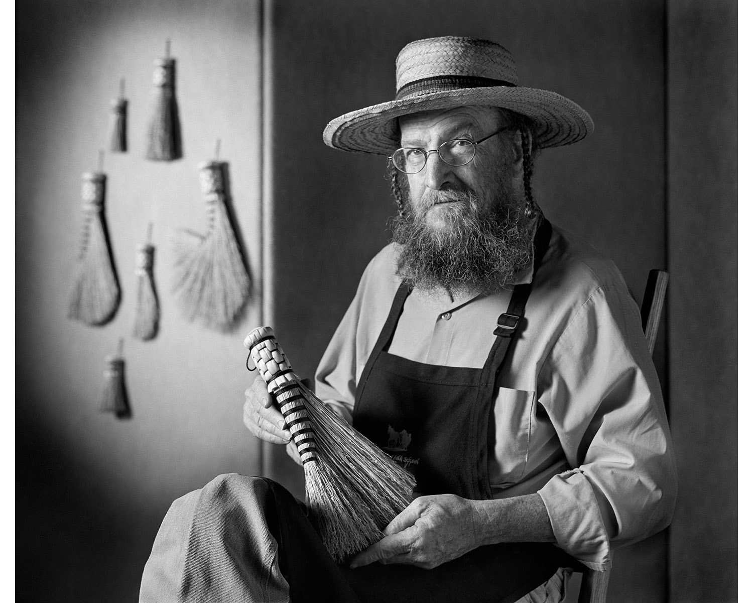Handmade broom Carlson Tuttle Hands in Harmony Tim Barnwell