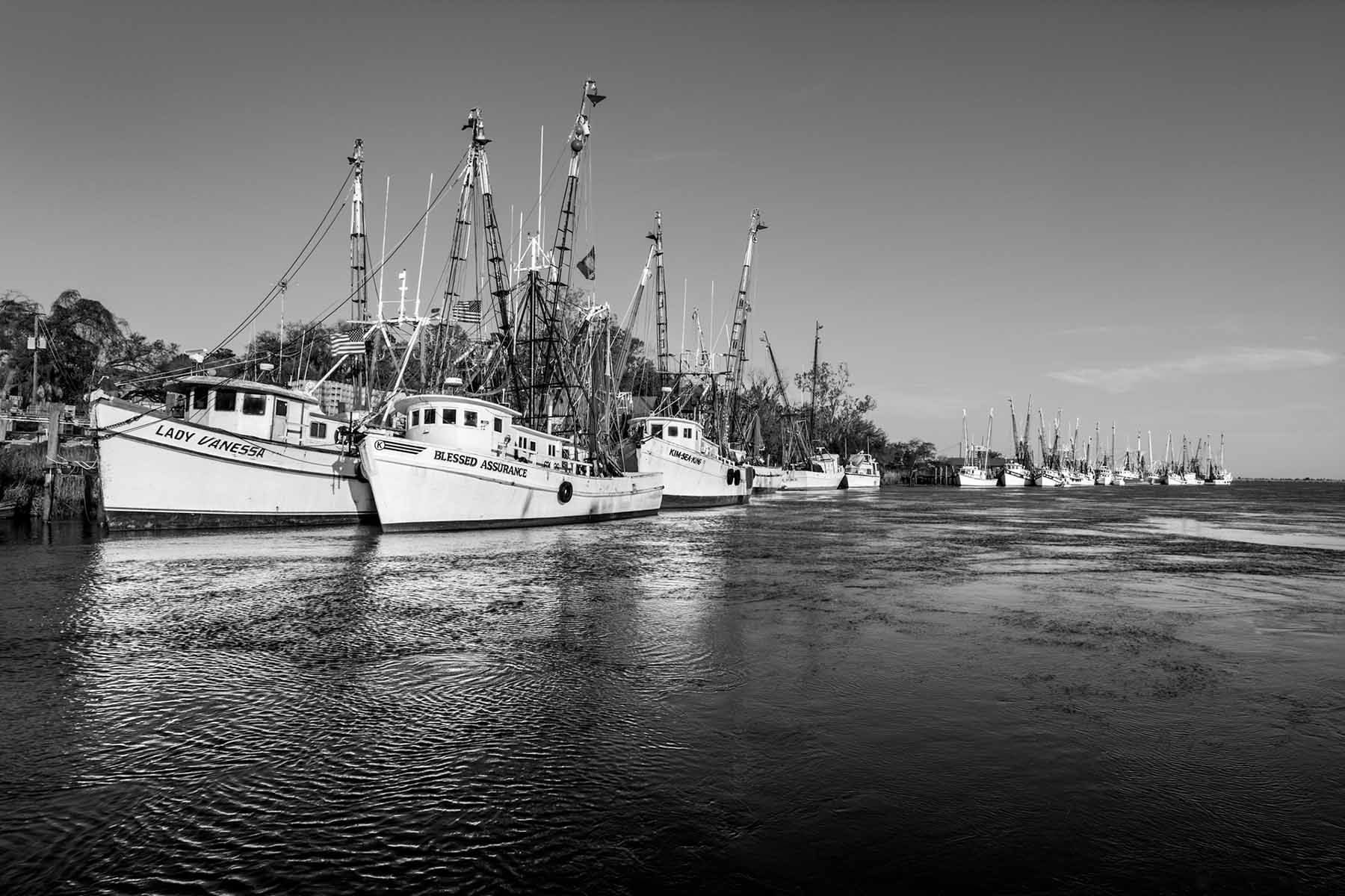 Shrimp boats Darien Georgia Tim Barnwell photography
