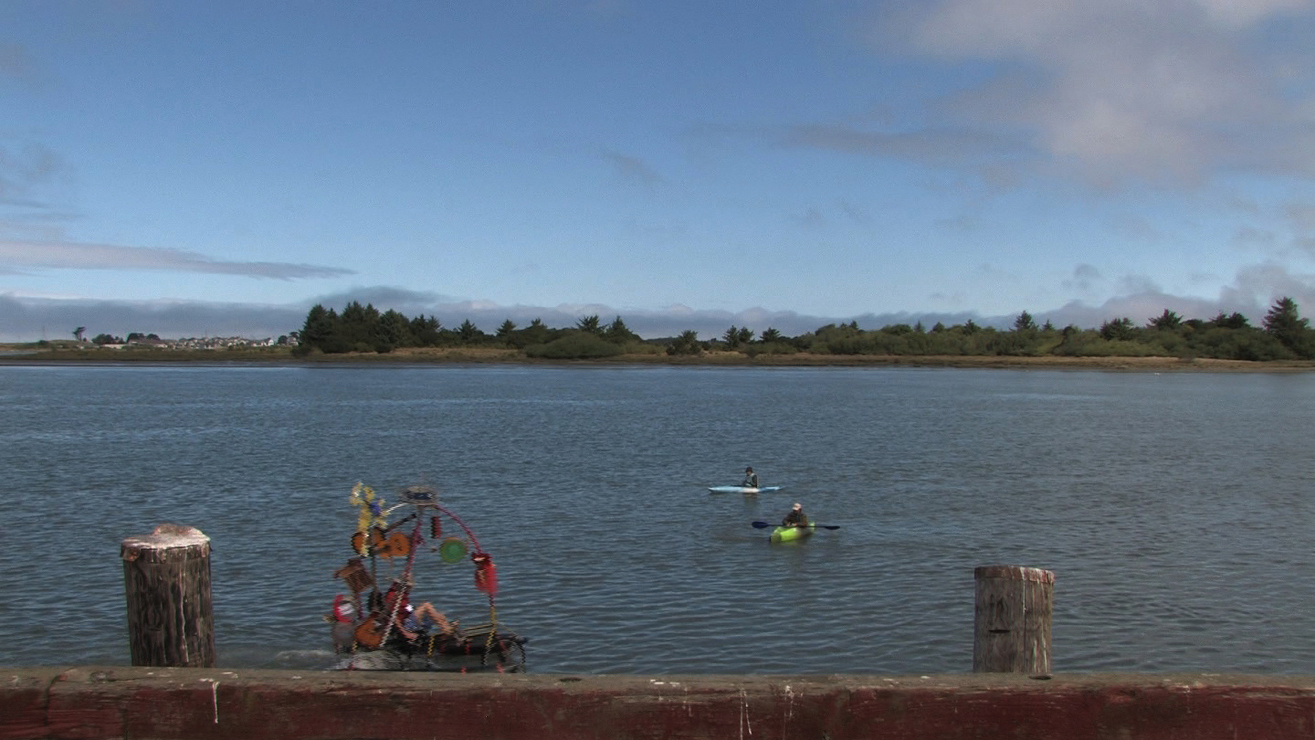 Still from A Negotiable Utopia: The Humboldt Bay Project (Conservation), 2014, single-channel color video, running time: 11 minutes