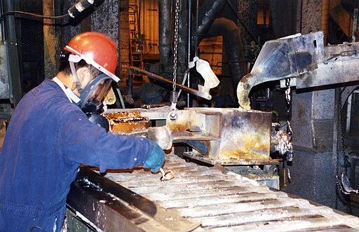 Lead-Acid Battery Recycling Facility Worker