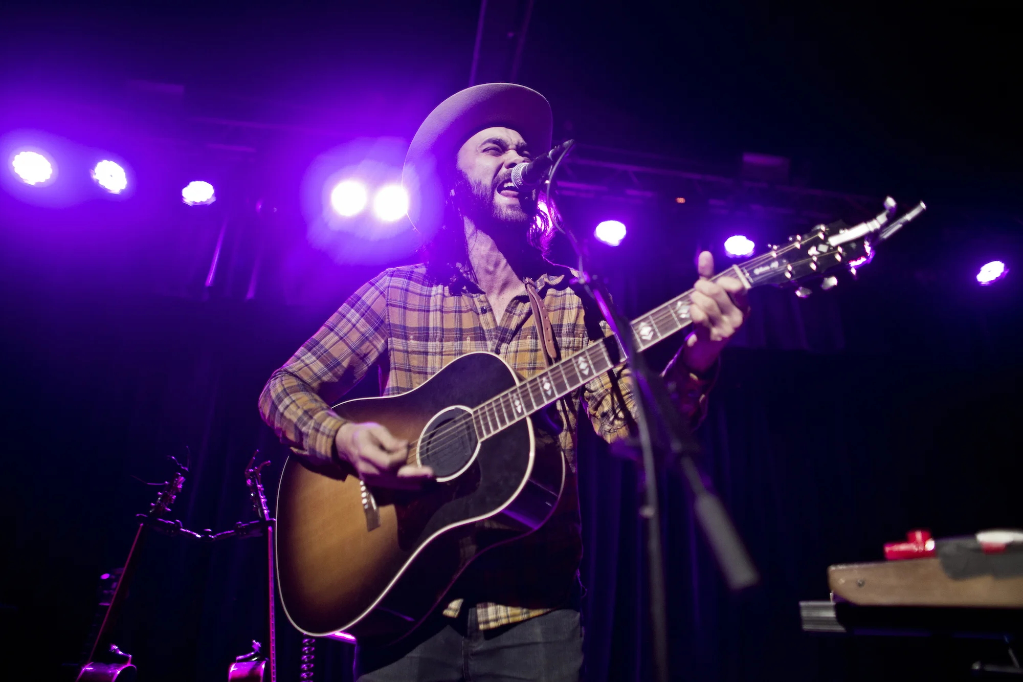  Shakey Graves at The Waiting Room, in Lincoln, Nebraska.  December 9, 2014 