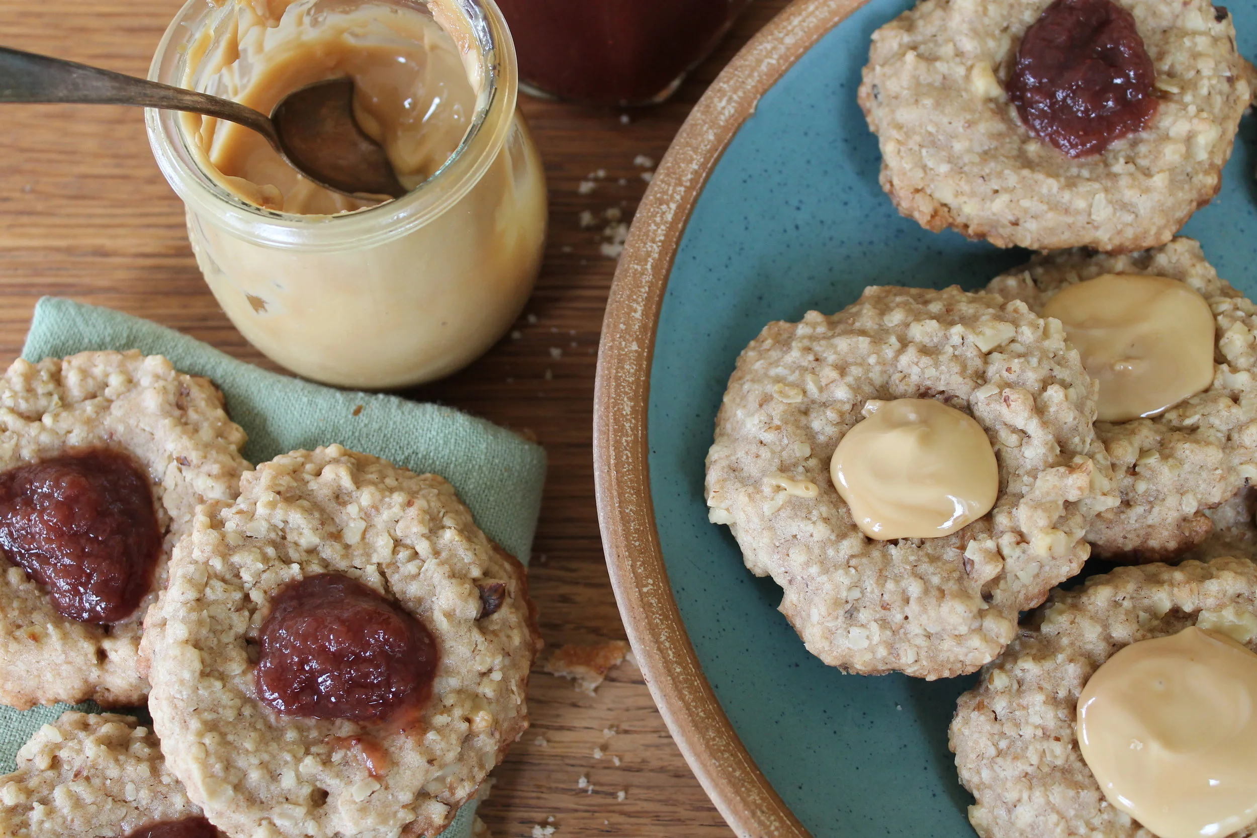 Maple Thumbprint Cookies ~ Vegan and No Refined Sugars