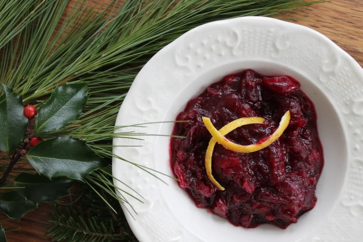 Maple Spiced Cranberry Sauce