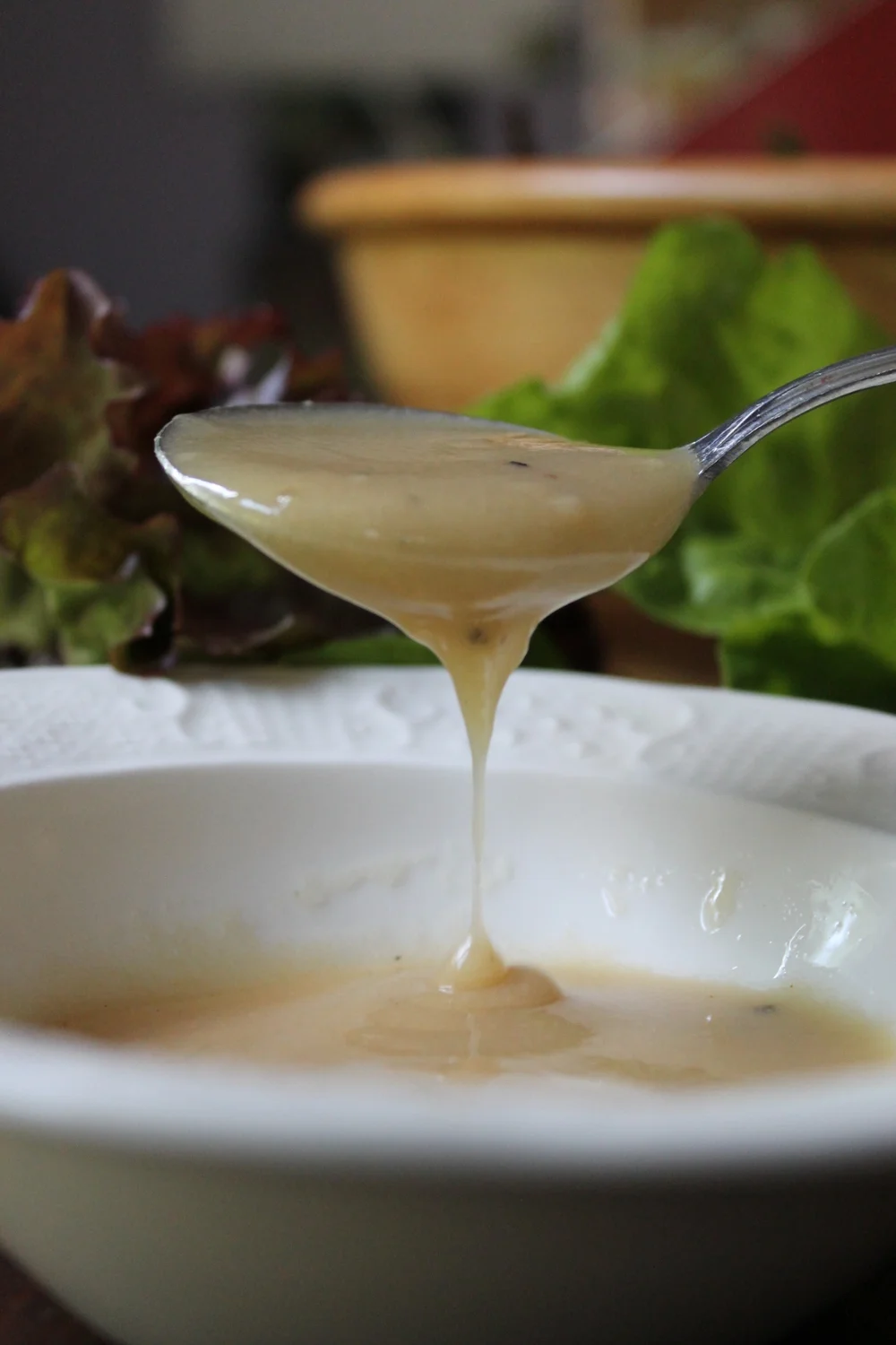 Green Salad with Maple Mustard Dressing!