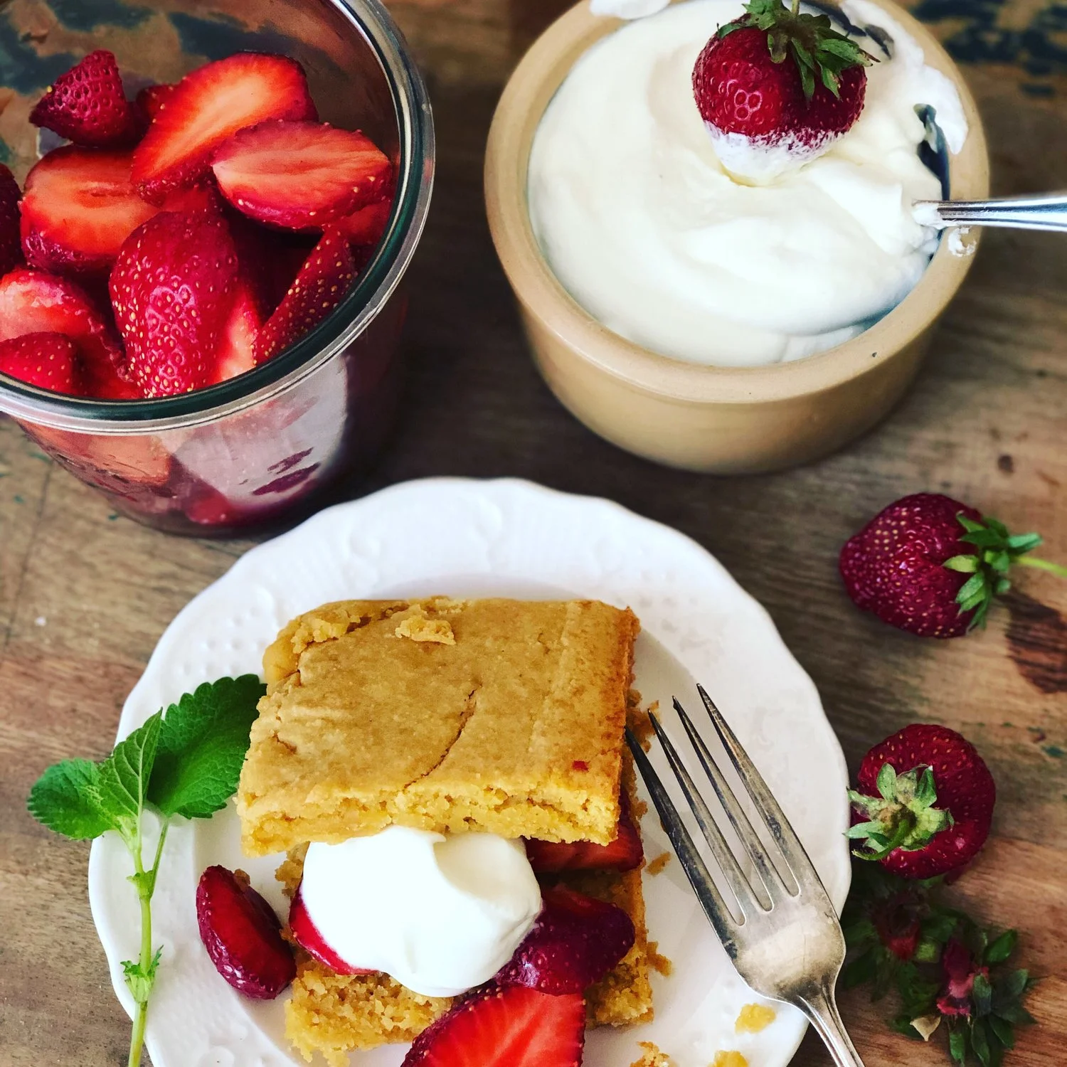 Maple Strawberry Shortcake