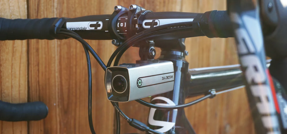 Shown with the RIDEYE Elite Aluminum Handlebar Mount