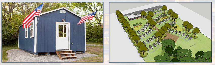 Veterans Community Project plans to meet the needs of homeless Veterans through the development of a village of 50 tiny houses and a community center for Veterans to be used as transitional housing called “Veterans Village”. The goal is to take a Veteran off the streets and hand them the keys to their own mini home, with their own food, showers, electricity and bed. Visit the Veterans Community Project website to learn more!