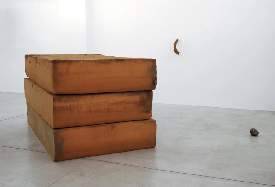 Untitled 2013 Foam and Steel (3 parts) Dimensions variable