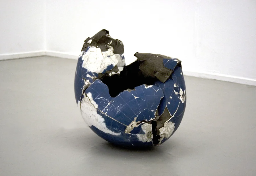 Untitled 2006 Reclaimed globe 50cm dia
