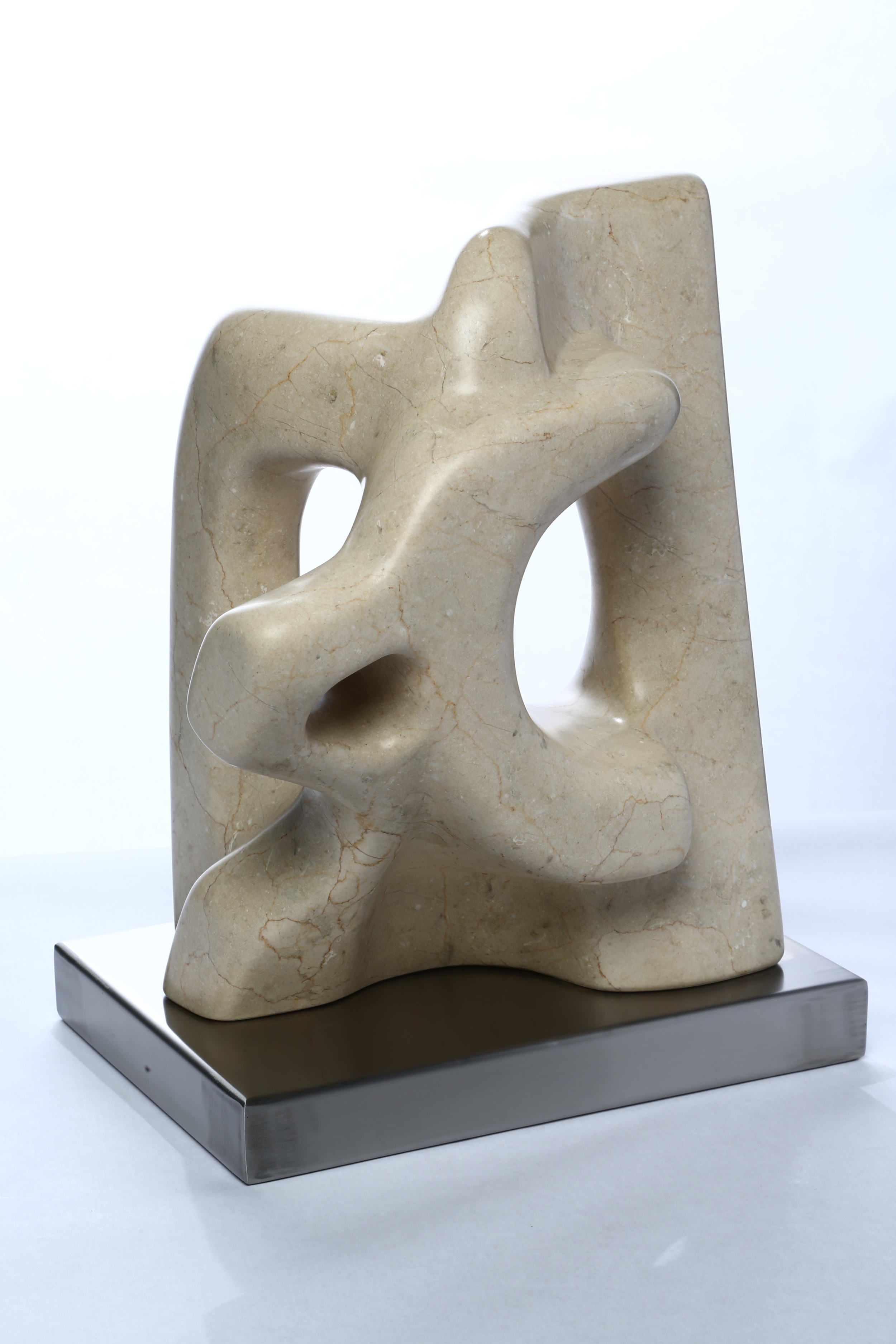    Sculpture Number Twelve    Marfil Marble  12½” x 16” x 9” 