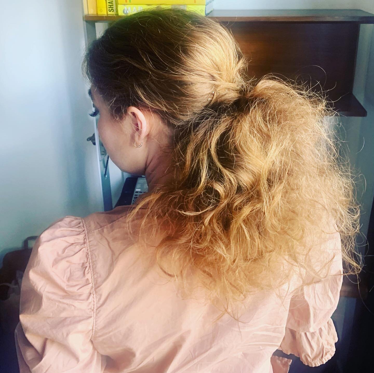 I love a fun, big, teased pony 😊 #chi #haircaviar #updo #bigsexyhair