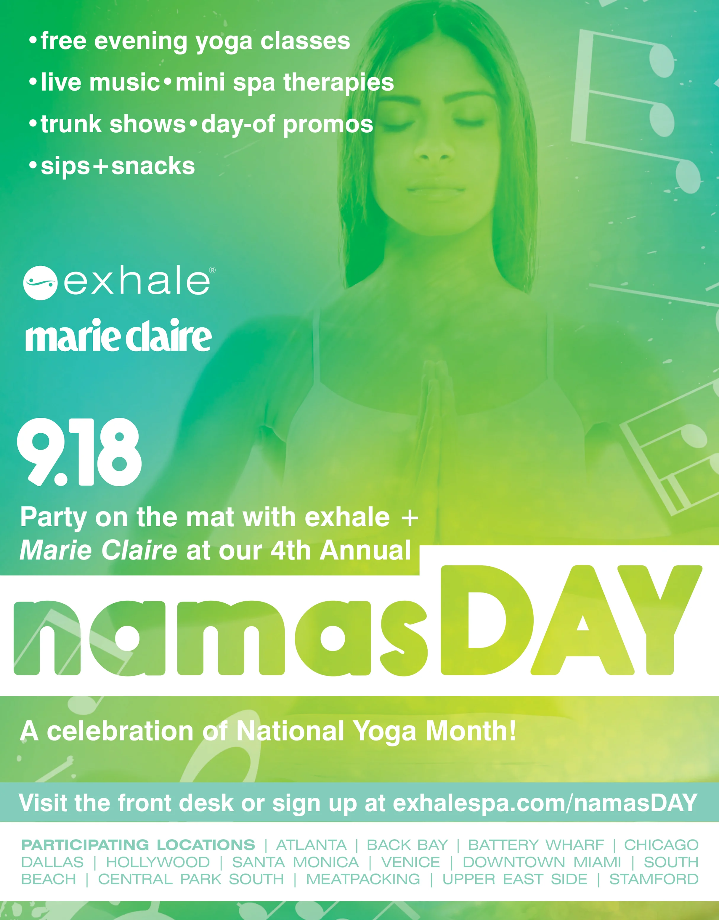 NamasDAY at Exhale