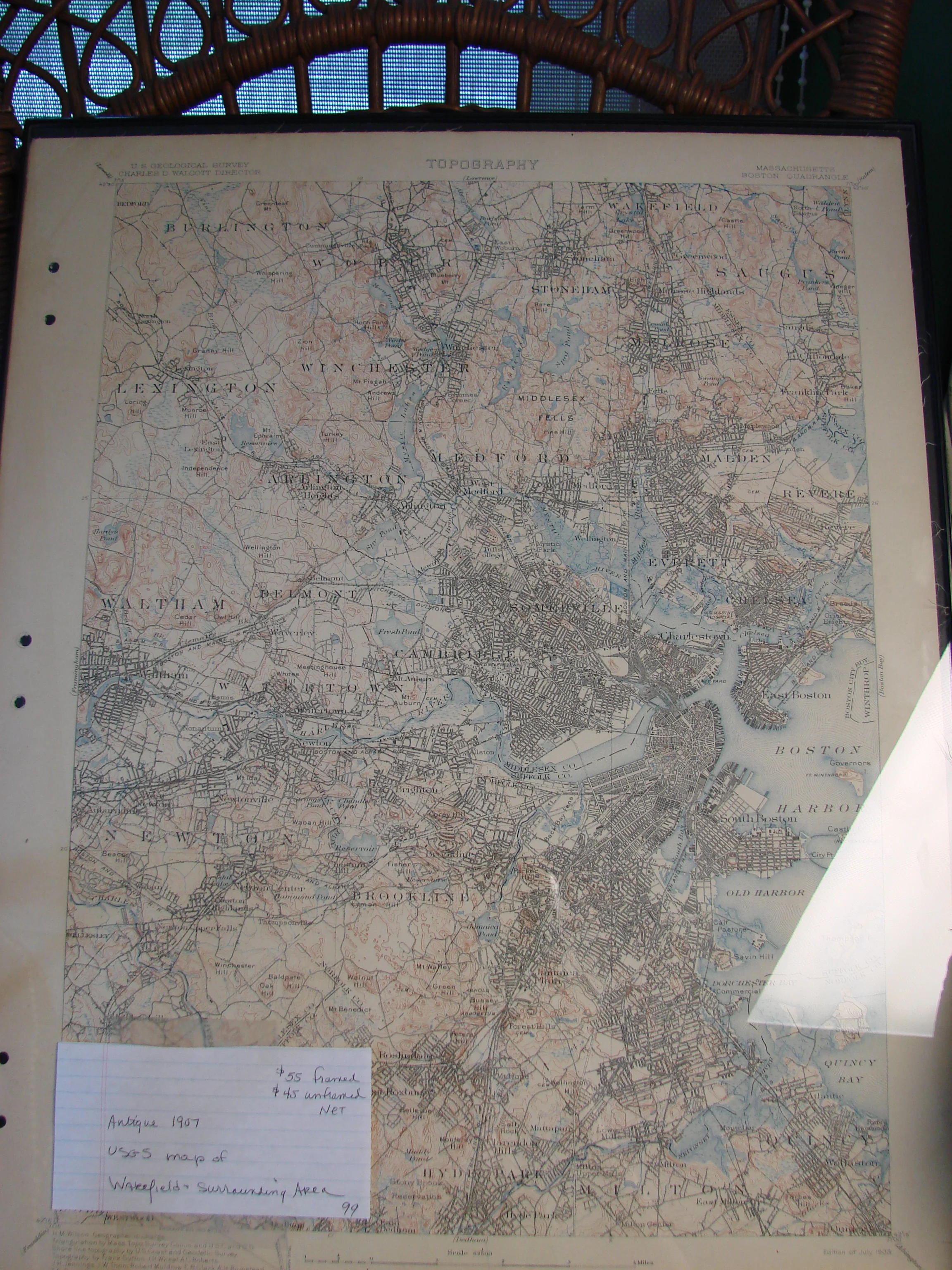 Antique Wakefield maps