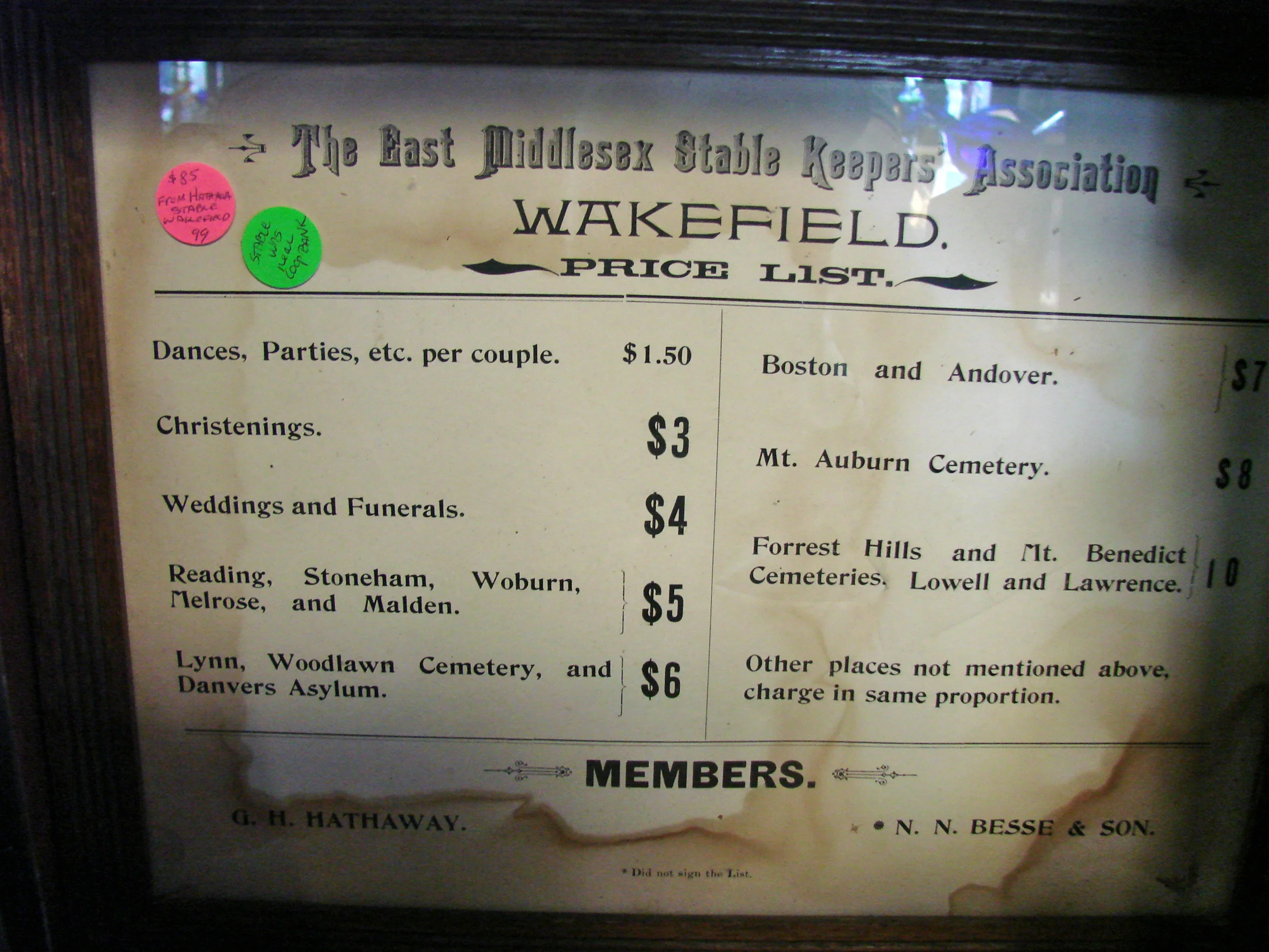 Hathaway Stable Sign