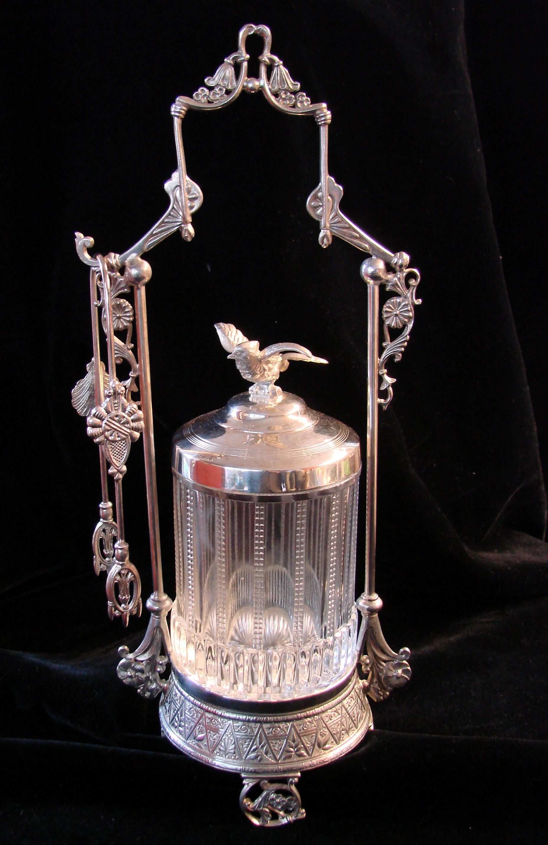 Antique Victorian Pickle Castor