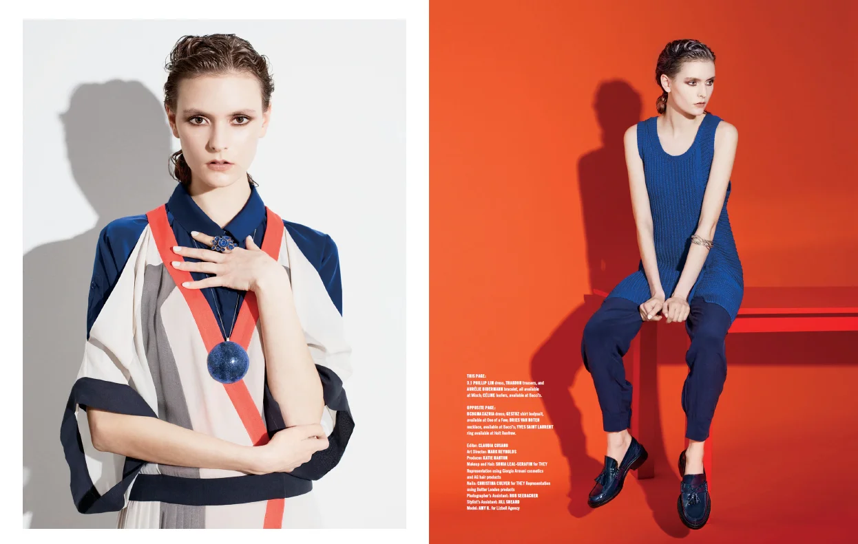 Vancouver-based Makeup and Hairstylist Sonia Leal-Serafim for NUVO Magazine "Orange Crush" Editorial. www.soniamakeupandhair.com
