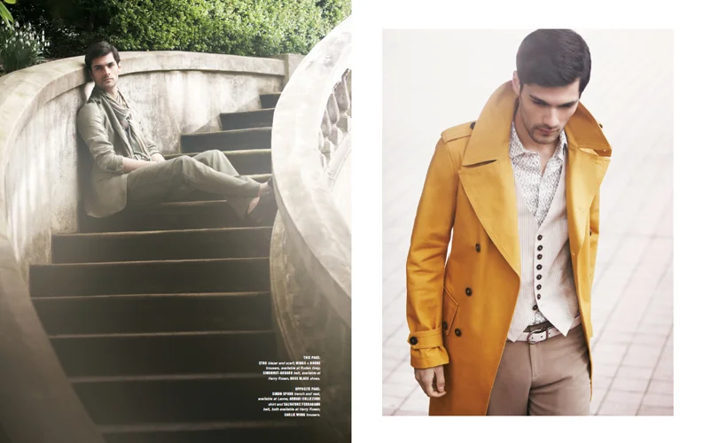 Vancouver-based Men's Groomer Sonia Leal-Serafim for NUVO Magazine "L'Uomo" Editorial. www.soniamakeupandhair.com