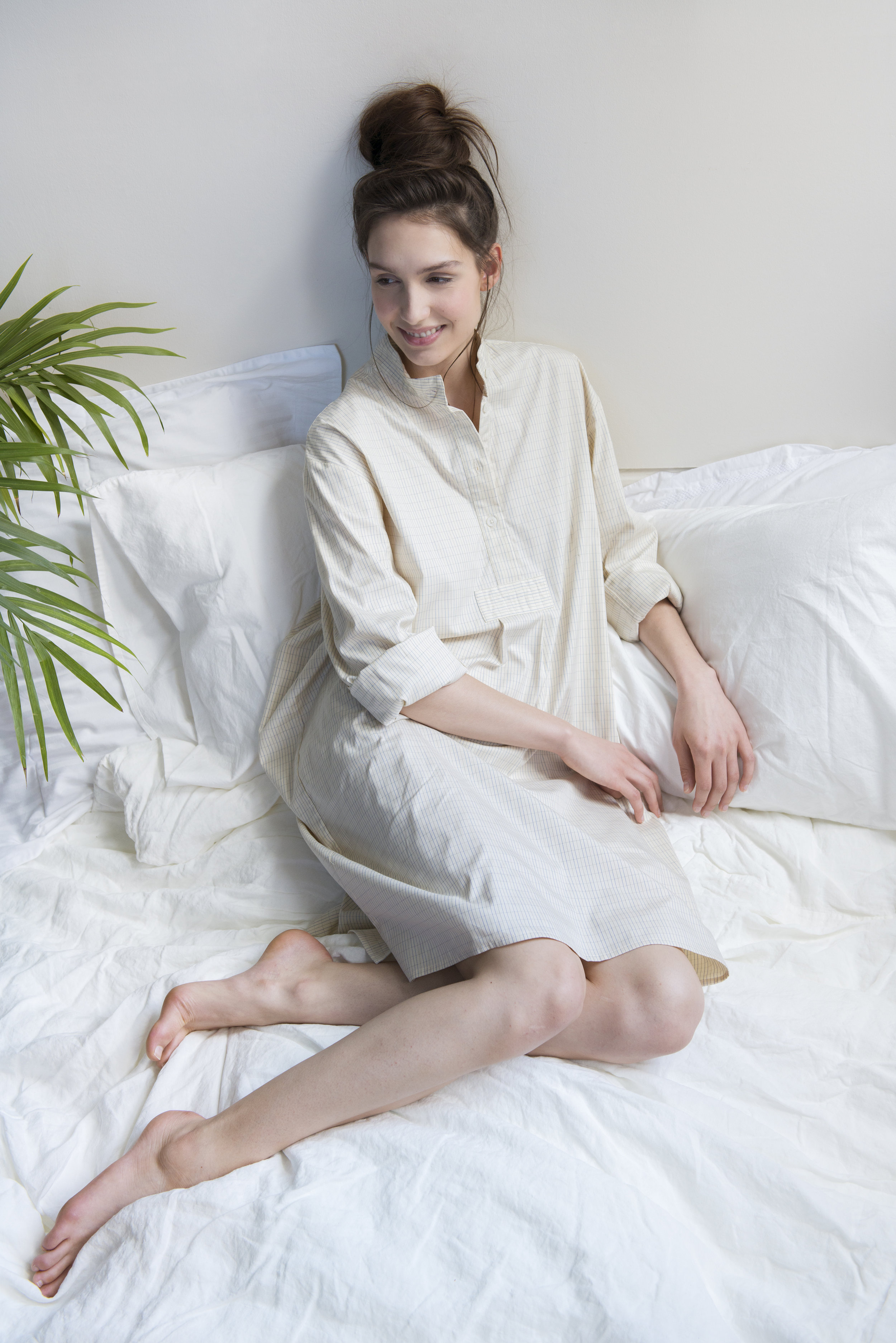 TheSleepShirt_Spring2018_LongSleepShirt_CreamRectangleCheck.jpg