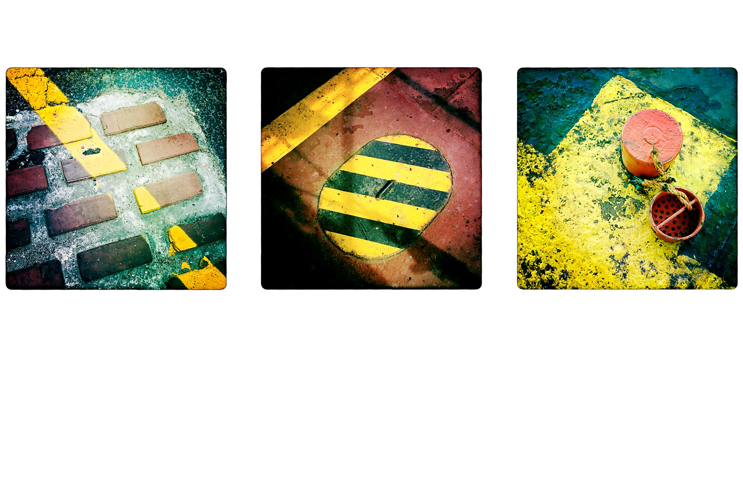   Triptych: Yellow Finds Me  