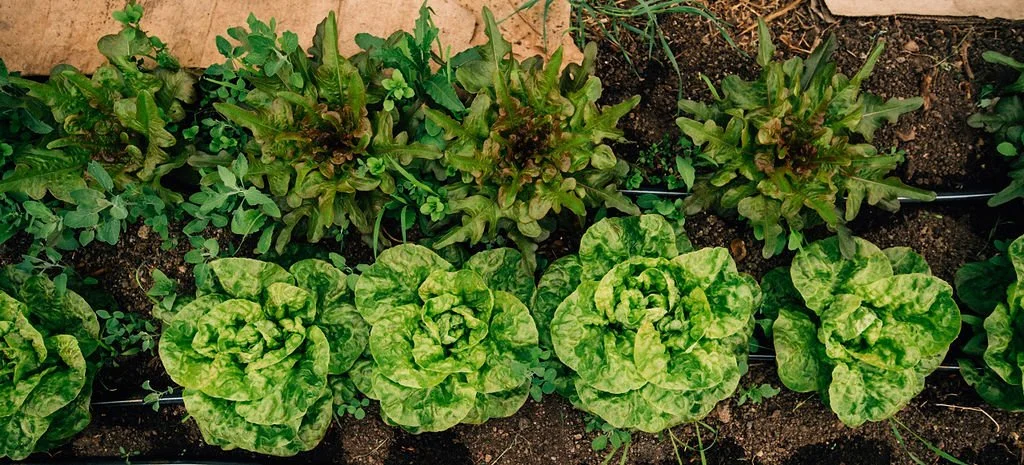 Organic Lettuce Grown On Michigan Farms