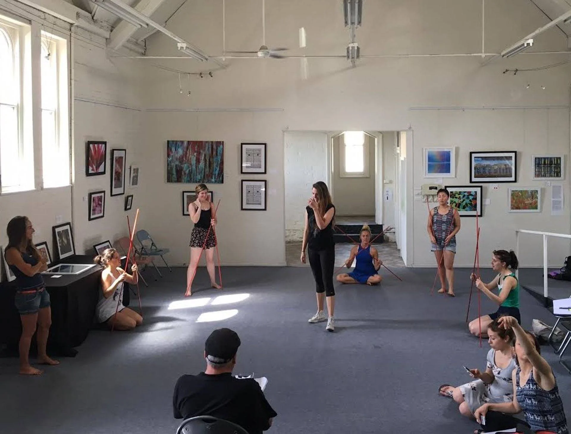 Rehearsal of the ensemble in our space in Richmond